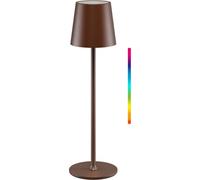 Goobay Lampe de table sur pied LED sans fil RVBB - Cuivre / 38 cm