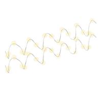 goobay Lot de 20 guirlandes lumineuses à LED avec minuteur Blanc chaud - 44590