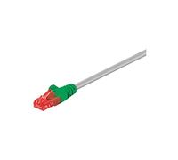 goobay Lot de 3 Câbles Réseau CAT 6 Crossover U/UTP 2 m Gris