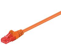 goobay Lot de 5 Câbles Réseau CAT 6 U/UTP CCA 2 m Orange