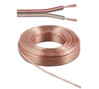 Goobay LSK 2x2.5 - 10m câble audio Transparent