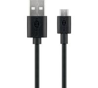 Goobay | Mâle | 4 broches USB type A | Mâle | 5 broches Micro-USB type B | 1 m