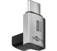 Goobay Adaptateur USB-C mâle vers femelle coudé 90° USB4 40 Gbit 240W 8K@60Hz 74444