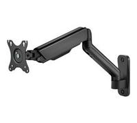Goobay Support moniteur mural Basic 70820 – 17–32″ orientable, réglable, 9 kg, VESA100x100