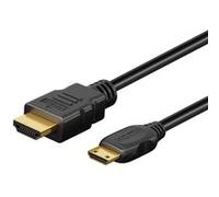 goobay Câble Mini HDMI vers HDMI 2.1 Ultra Haute Vitesse Câble HDMI 8K @ 60 Hz, 4K @ 120 Hz à 48 Gbits/Dolby Atmos/HDR eARC/GoPro Hero 2, Canon, Raspberry Zero et Zero 2 W/ 2 m/74430