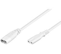Goobay NK 127 W-0200 Lot de 5 câbles d'alimentation Blanc 2 m