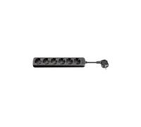 goobay NK 600-150 CS - Unité de distribution d'alimentation - CA 250 V - 3500 Watt - entrée : CEE 7/4 - connecteurs de sortie : 6 - 1.5 m cordon - noir