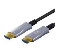 Goobay Câble HDMI optique hybride 65559 – Ultra High‑Speed 8K à 60 Hz, 4K à 120 Hz, 20 m