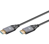 Goobay Optical Hybrid HDMI Cable 50 m - Ultra High-Speed HDMI 2.1 Cable with Eth