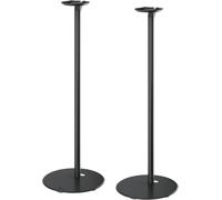 goobay Pied Enceinte pour Sonos Era 100 - Hauteur 71,5 cm - Jusqu'à 3 kg - Acier Noir - Gestion des Câbles - 71026