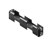 Support de pile 4x LR6 (AA) Goobay 10881 raccordement par empreinte pile 9V (L x l x H) 110 x 26 x 16 mm