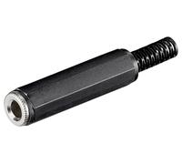 goobay Prise jack 6,35 mm stéréo version plastique avec protection anti-pli (Bulk)