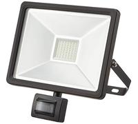 goobay Projecteur LED Extérieur avec Détecteur de Mouvement 50 W Noir