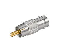 goobay Raccord BNC > Connecteur Cinch - avec contacts dorés