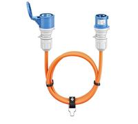 goobay Rallonge CEE pour Caravane 10 m Prise CEE vers Prise CEE avec Capuchon de Fermeture IP44 Câble pour Camping, Camping-Car et Caravane - 76229