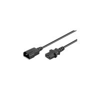 goobay - Rallonge de câble d'alimentation - IEC 60320 C14 pour power IEC 60320 C13 - CA 250 V - 10 A - 3 m - noir