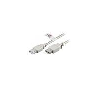 Goobay Rallonge câble USB – USB femelle vers USB mâle – USB 2.0 – 3 m – gris