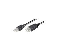 goobay - Rallonge de câble USB - USB (M) pour USB (F) - USB 2.0 - 1.8 m - noir