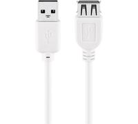 Goobay Rallonge USB 2.0 Blanc 60 cm