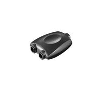 Adaptateur TosLink en Y - prise Spdif en fibre optique (NOIR)