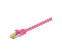 goobay RJ-45 CAT7 0.5m câble de réseau Magenta 0,5 m S/FTP (S-STP)