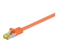 Goobay RJ-45 CAT7 15m câble de réseau Orange S/FTP (S-STP)