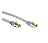 goobay RJ-45 CAT7 1m câble de réseau Gris S/FTP (S-STP)