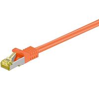 goobay RJ-45 CAT7 1m câble de réseau Orange S/FTP (S-STP)