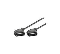 goobay SK 21-0200 LC - Câble vidéo/audio - SCART prise pour SCART prise - 2 m - blindé