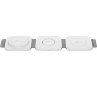 goobay Station de Charge MagSafe/Chargeur sans Fil 3 en 1 / Pliable, Chargeur sans Fil USB-C pour iPhone, AirPods et Aple Watch/Station de Charge de Voyage de 15 W 65312