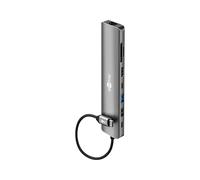 goobay Station USB-C Slim Hub 8 en 1 d’Accueil mit USB-C, 5 Gbit/s, HDMI 4K 30 Hz, RJ45-100 Mbit/s, 2X USB-A, SD- und MicroSD-Kartenleser - 79148