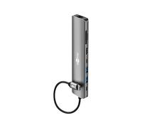 goobay Station USB-C Slim Hub 8 en 1 d’Accueil mit USB-C, 5 Gbit/s, HDMI 4K 60 Hz, RJ45 1 Gbit/s, 2 lecteurs de Cartes USB-A, SD et MicroSD - 79146