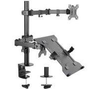 goobay Support de moniteur avec bras pour ordinateur portable Flex