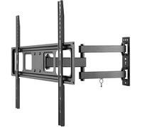 Goobay Support mural TV Pro Full Motion (XL) pour TV de 37 à 70 pouces - Entièrement mobile, orientable/inclinable, max 35 kg, VESA 600 x 400, bras extensible, gestion des câbles intégrée - Noir 78785
