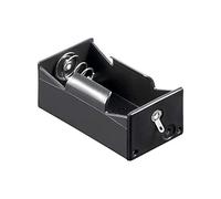 GOOBAY Support Pile 1x D (Mono) avec Connecteur U Noir