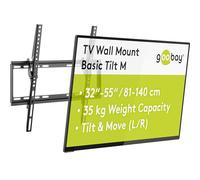 Goobay 49731 support pour téléviseur 55" Noir