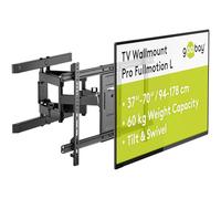 Goobay Support mural TV 49932 Full Motion Pro L – 37–70 pouces VESA 600x400 60 kg