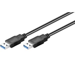 Goobay TCOCUAA18U3 câble USB USB 3.2 Gen 1 (3.1 Gen 1) 3 m USB A Noir