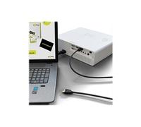 goobay - Ultra High Speed - câble HDMI avec Ethernet - HDMI mâle pour HDMI mâle - 50 cm - blindé - noir - rond, support 8K