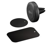 Goobay Universal magnetic holder set, black - for simple, secure attachment in the car Universal magnetic holder set for simple, secure attachment in the car