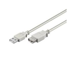 Goobay USB Verl AA 060 HiSpeed 0.6m câble USB 0,6 m USB A Gris