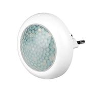 Goobay Veilleuse LED 96501 avec détecteur de mouvement, prise intérieure, capteur PIR 120°, portée de 5 m, douille blanche, 1 pièce