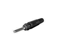 goobay WE 1093 B - Connecteur audio - prise banane mâle - blindé - noir