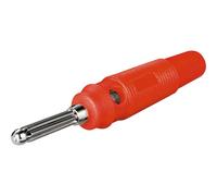 goobay WE 1093 R - Connecteur audio - prise banane prise - rouge
