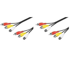 goobay Wentronic 50382 Câble 3 m (Lot de 2)