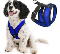 GOOBY Choke Free Comfort X Harnais Souple pour Chien Bleu Taille M