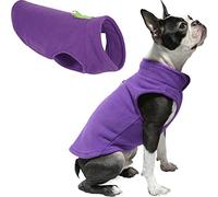 GOOBY Gilet Polaire, Pull en Polaire pour Petit Chien avec Anneau pour Laisse, Lavande, Taille XL