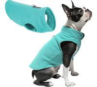 Gooby Gilet Polaire, Pull en Polaire pour Petit Chien avec Anneau pour Laisse, Turquoise, Taille M