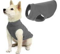 Gooby - Gilet Polaire Stretch - Pull - Veste Polaire - Pull pour Chien - Gris - Taille XS