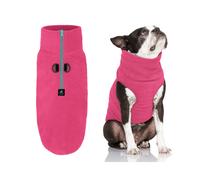 Gooby half zip up tleece gilet chiens pull de chien - pull-in chaud doux veste en tas